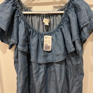 Crop Top on/off the shoulder